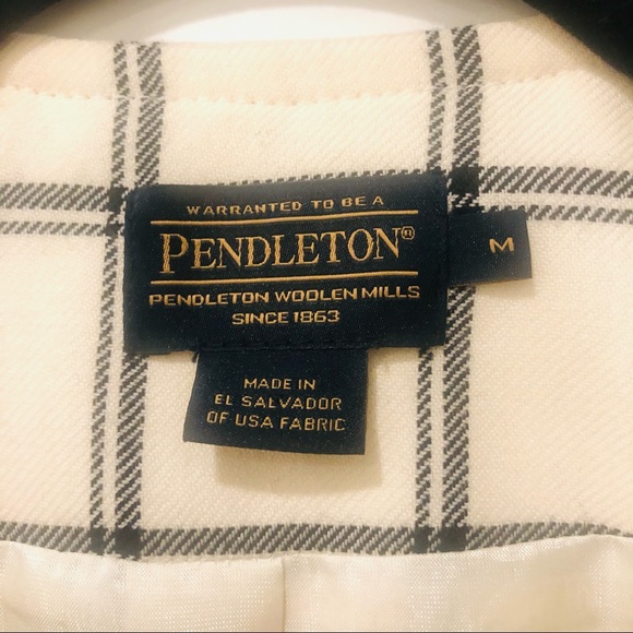 Pendleton Plaid Gingham Checkered Wool Wrap Dress that ties - Picture 2 of 6